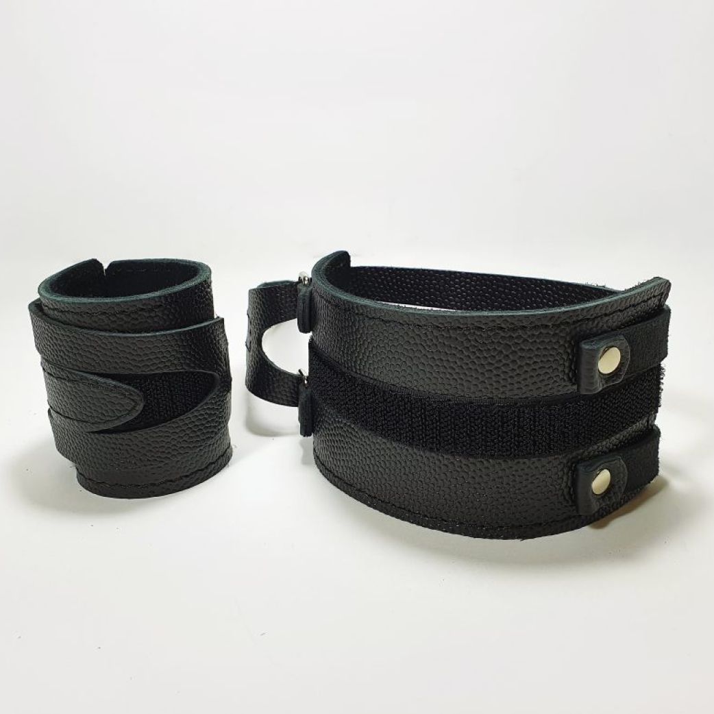 Напульсники кожаные, пара. Размер Универсальный