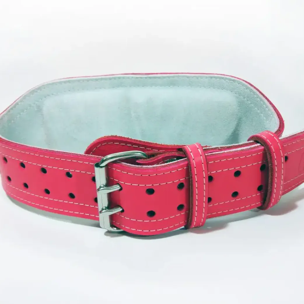 Пояс Штангиста 3х слойн,   (Розовый) размер L