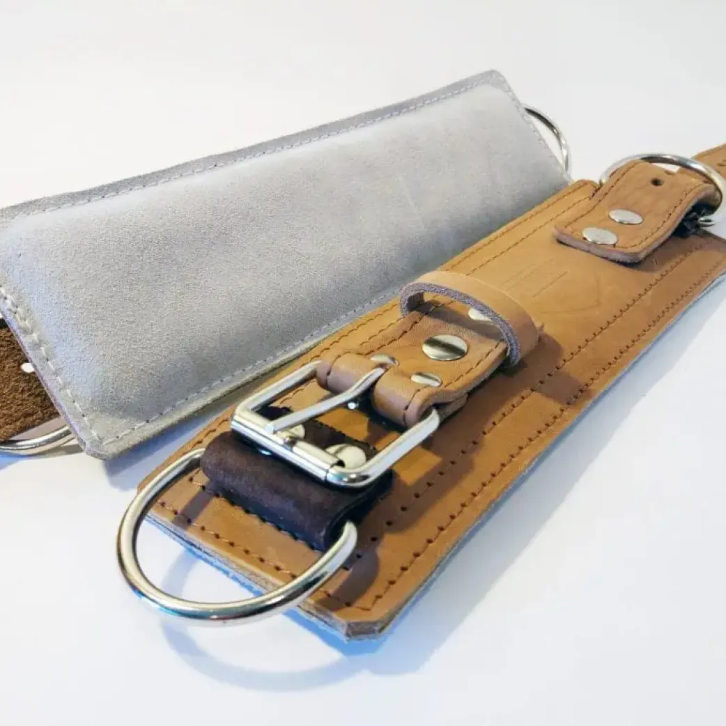 Манжеты на ноги усиленные бежевые, пара. Размер Универсальный