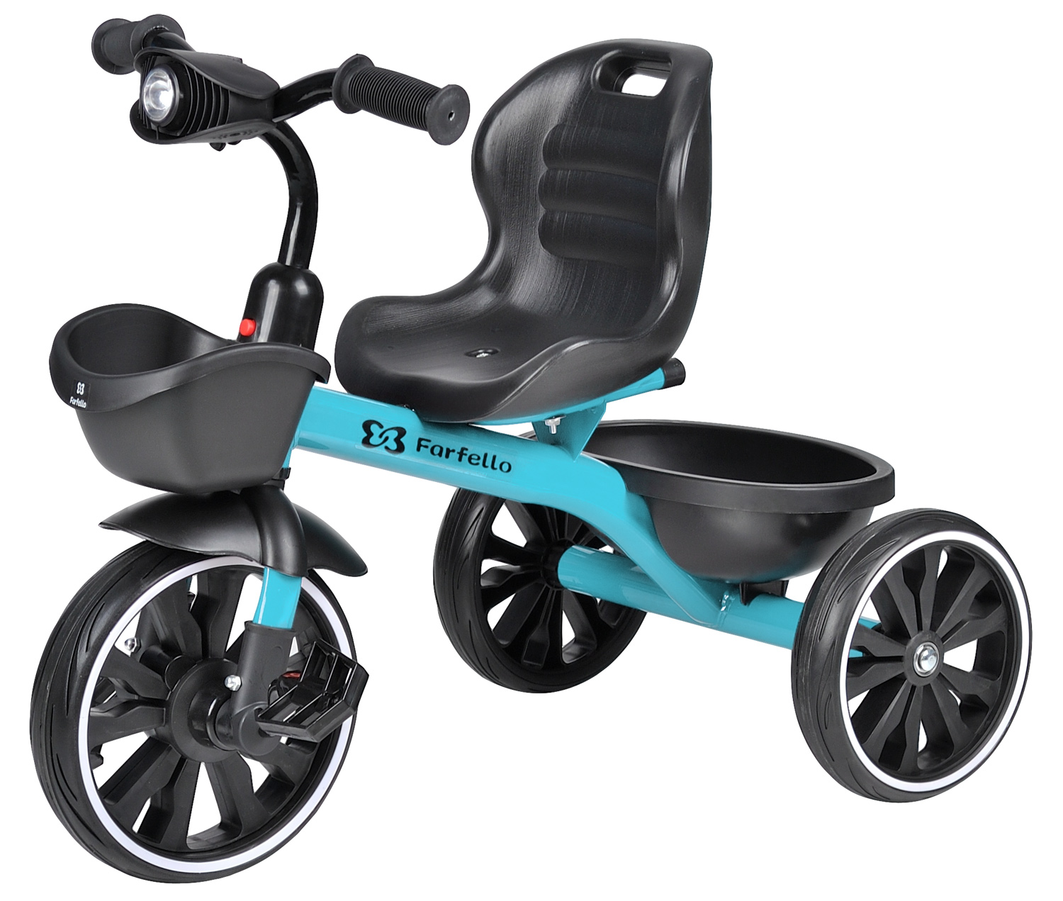 Детский трехколесный велосипед (2022) Farfello 207 (4 шт) Светло-синий 207