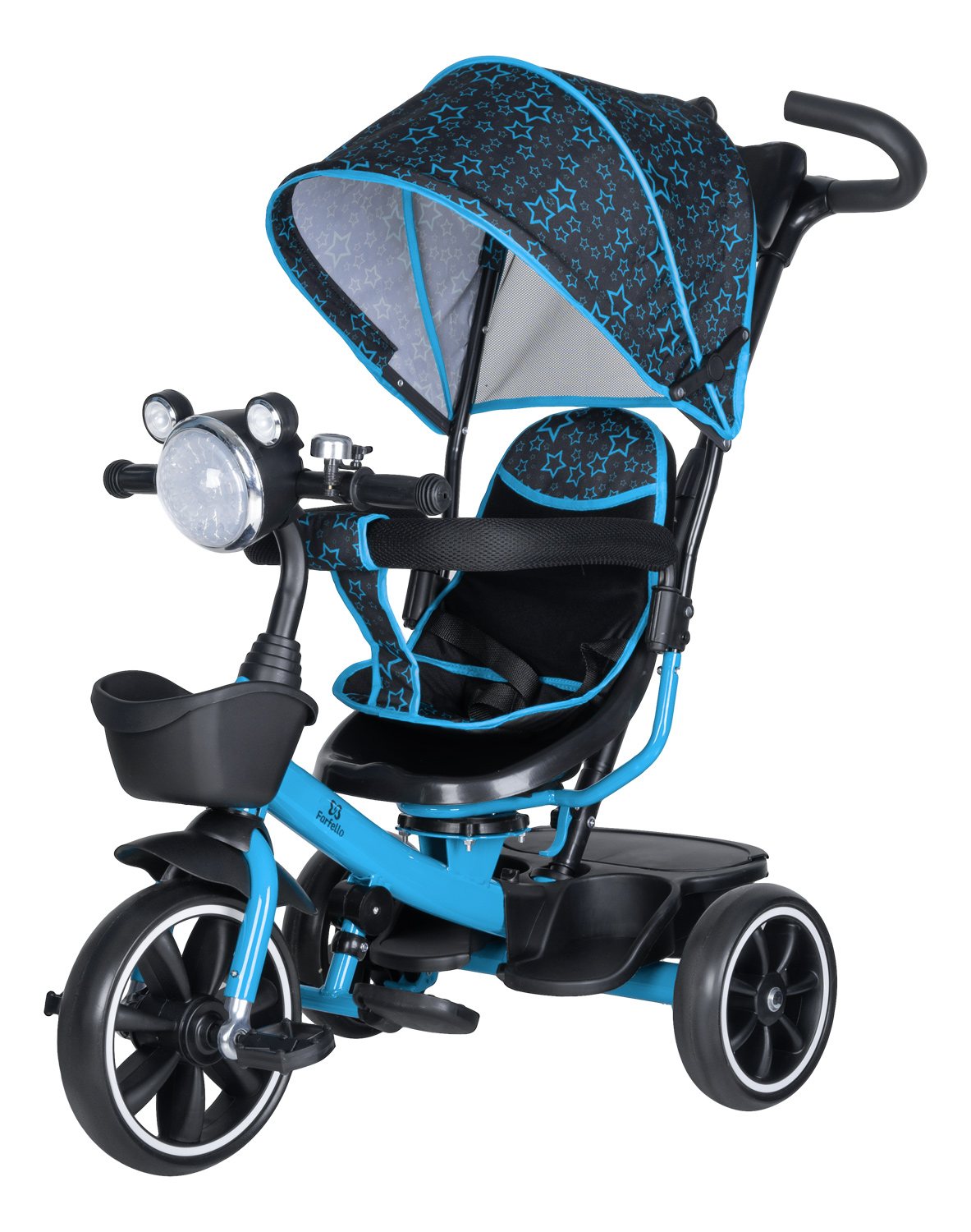 Детский трехколесный велосипед (2022) Farfello AX-25 Синие Звезды/Blue Stars AX-25