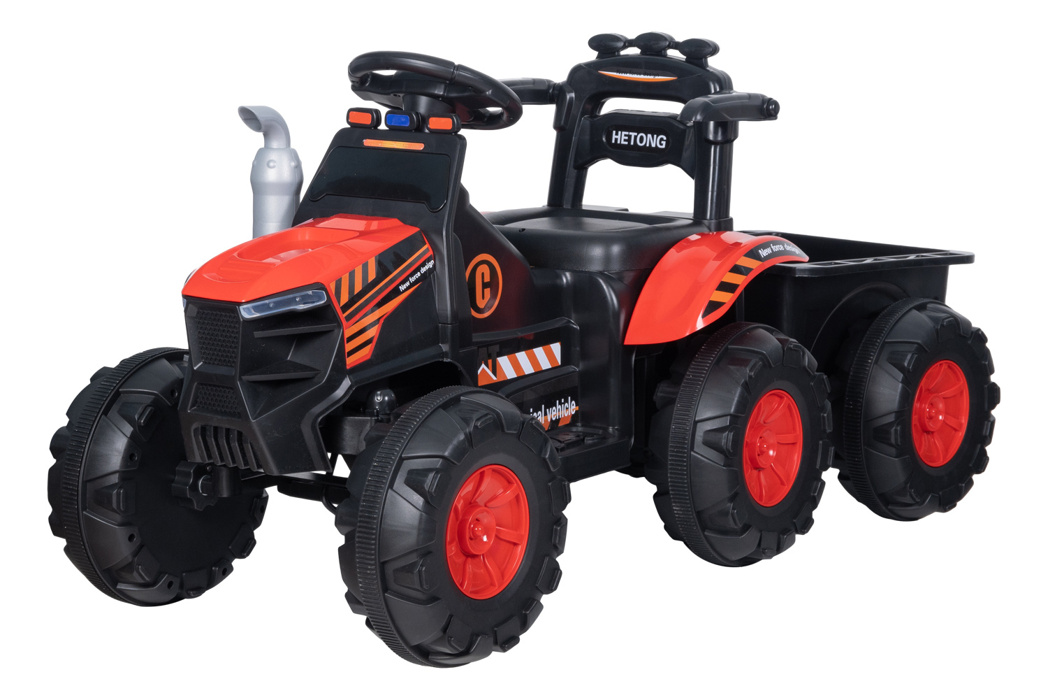 Трактор электромобиль (2022) TR808 Красный/Red TR808