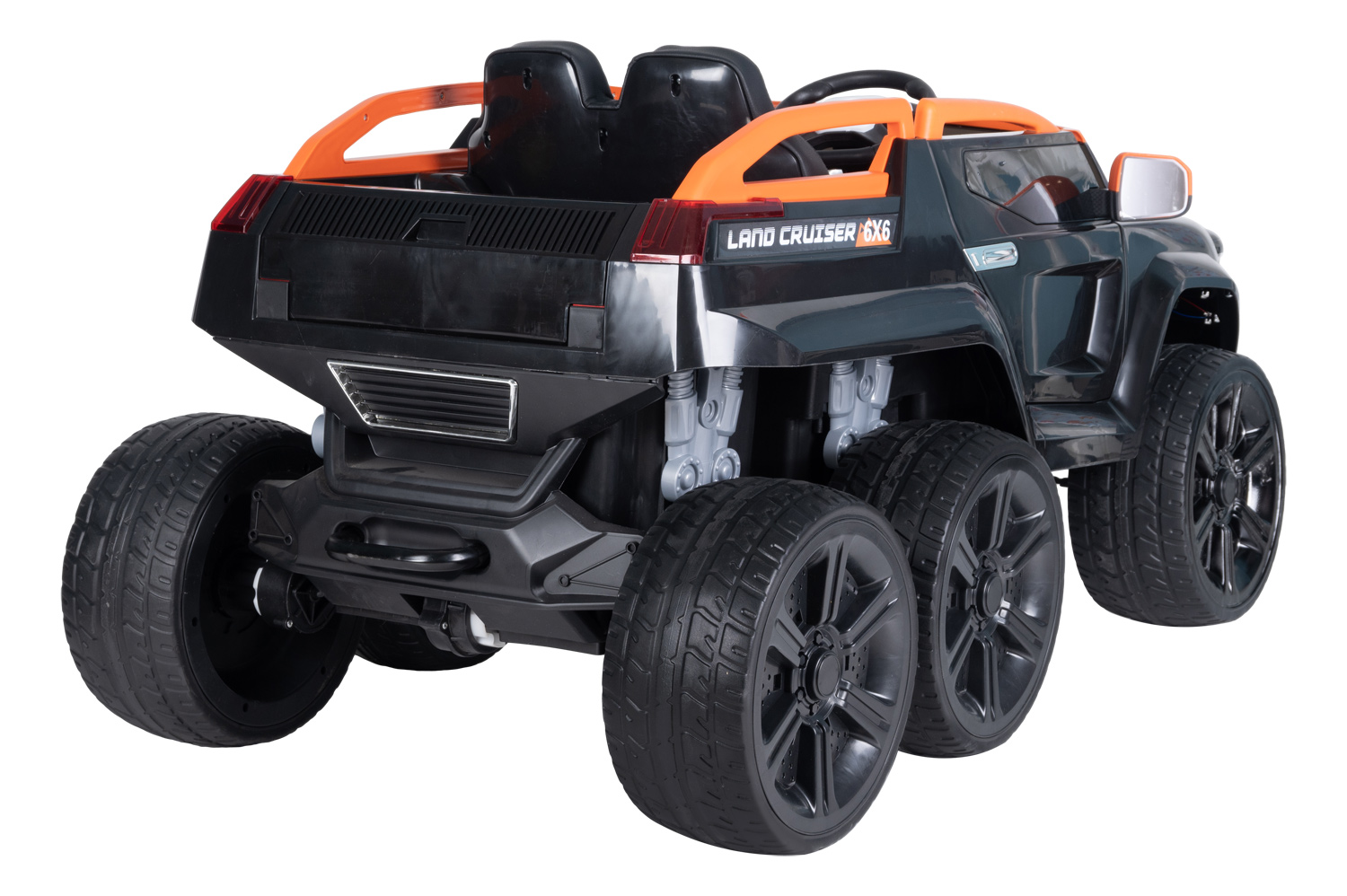 Джип электромобиль (2022) TR6628 Черно-оранжевый/Black-orange TR6628