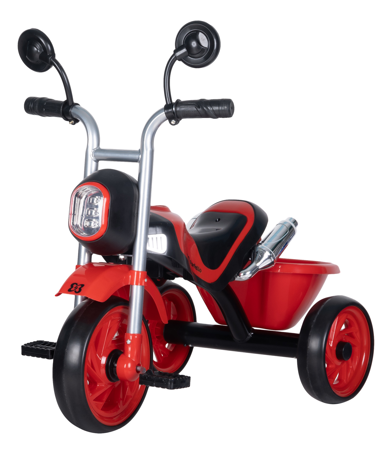 Детский трехколесный велосипед (2022) Farfello S678(4шт) Красный/Red S678
