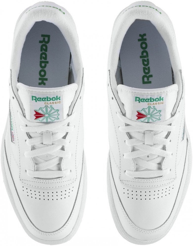 Кроссовки Reebok Club C 85 white/green 100000155 10.5US