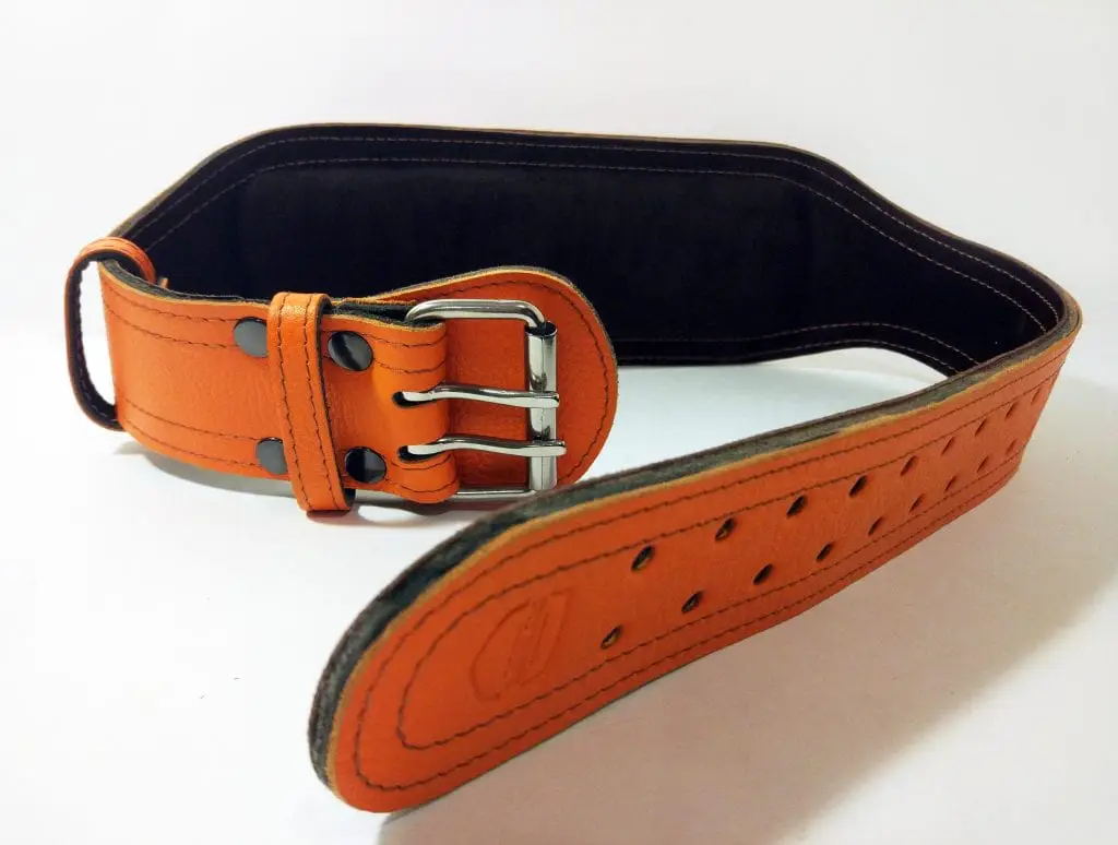 Пояс Штангиста 3х слойн,   (Оранжевый) размер XS