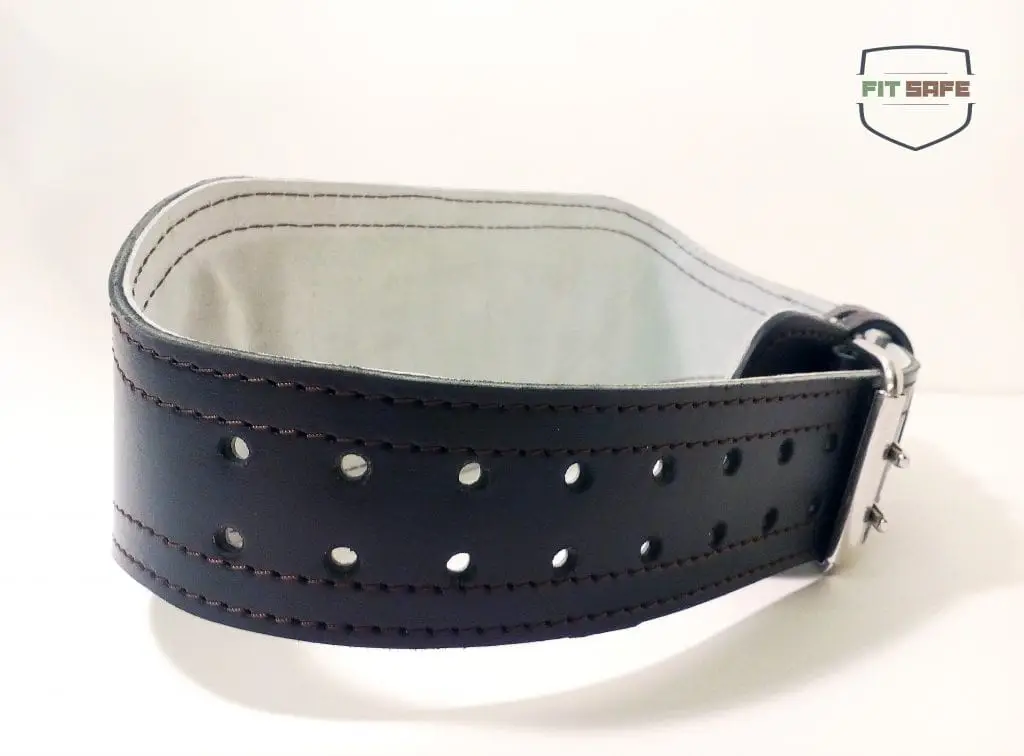 Пояс Штангиста 2х слойн,   (Черный глянец/мат) размер XS