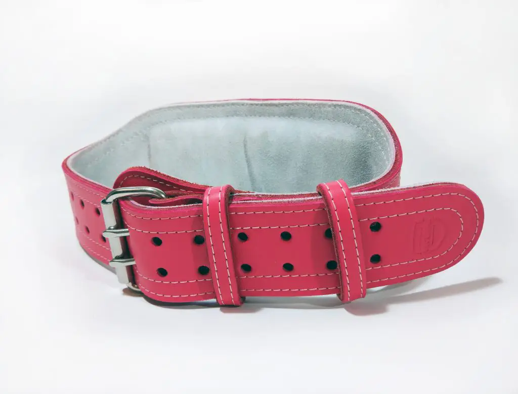 Пояс Штангиста 3х слойн,   (Розовый) размер XS