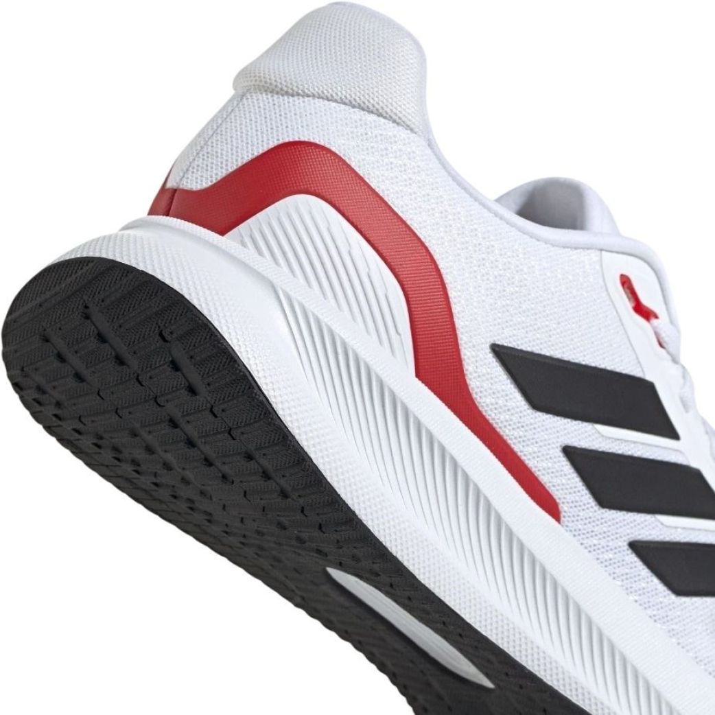 Кроссовки adidas RUNFALCON 5 WIDE FTWWHT/CBLACK/BETSCA IE0551  9.5UK