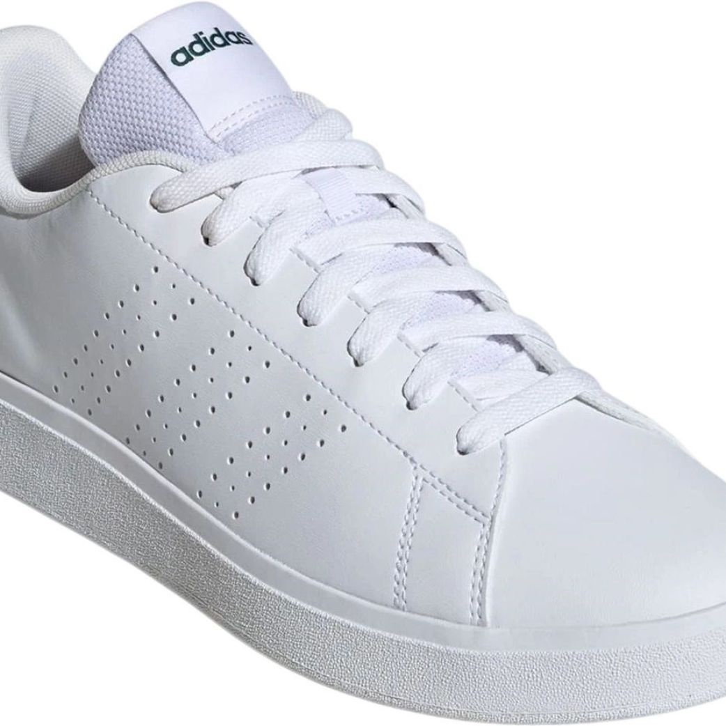 Кроссовки Adidas ADVANTAGE BASE 2.0 FTWWHT/FTWWHT/CGREEN IF4135  8.5UK