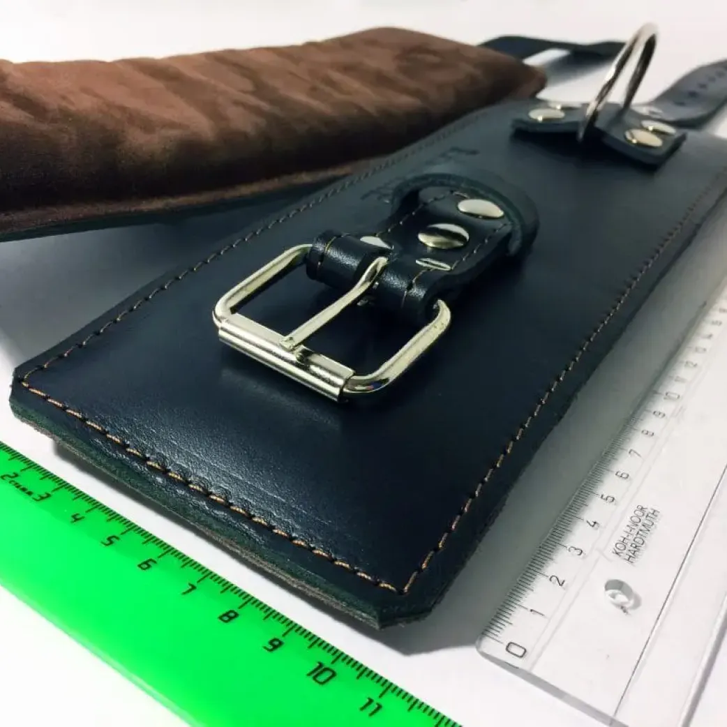 Манжеты на ноги усиленные черные, пара. Размер Универсальный