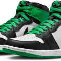 Кроссовки NIKE AIR JORDAN 1 RETEO HIGH OG "BLACK AND LUCKY GREEN " (Jordan) DZ5485-031