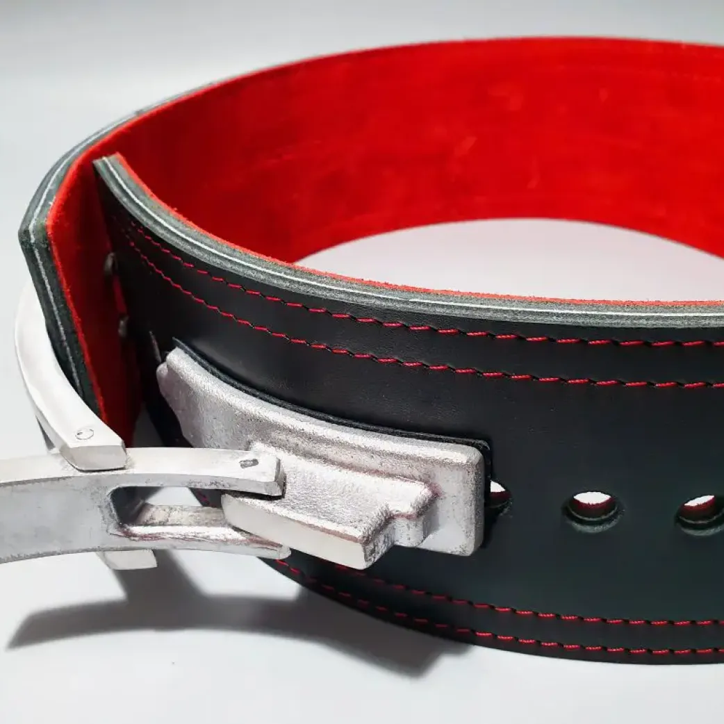 Пояс для пауэрлифтинга с карабином, 4 слоя размер XXL