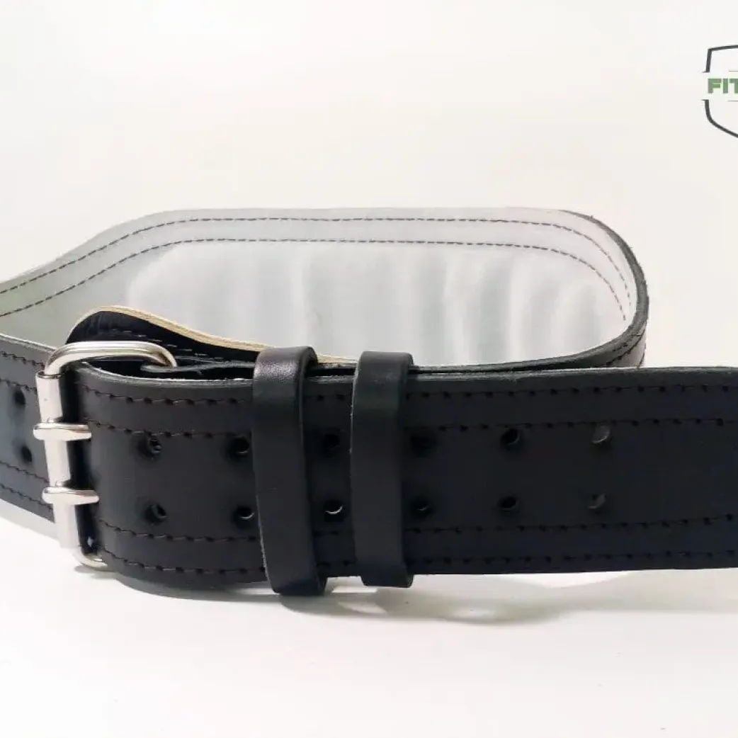 Пояс Штангиста 2х слойн,   (Черный глянец/мат) размер L