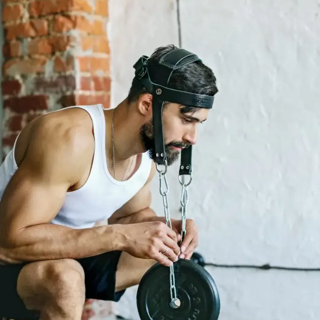 Шейный тренажер, Комфорт кожа (собственная разработка). Размер Универсальный