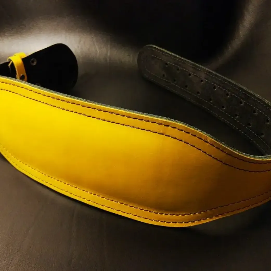 Пояс Штангиста 3х слойн,   (Желтый) размер XS