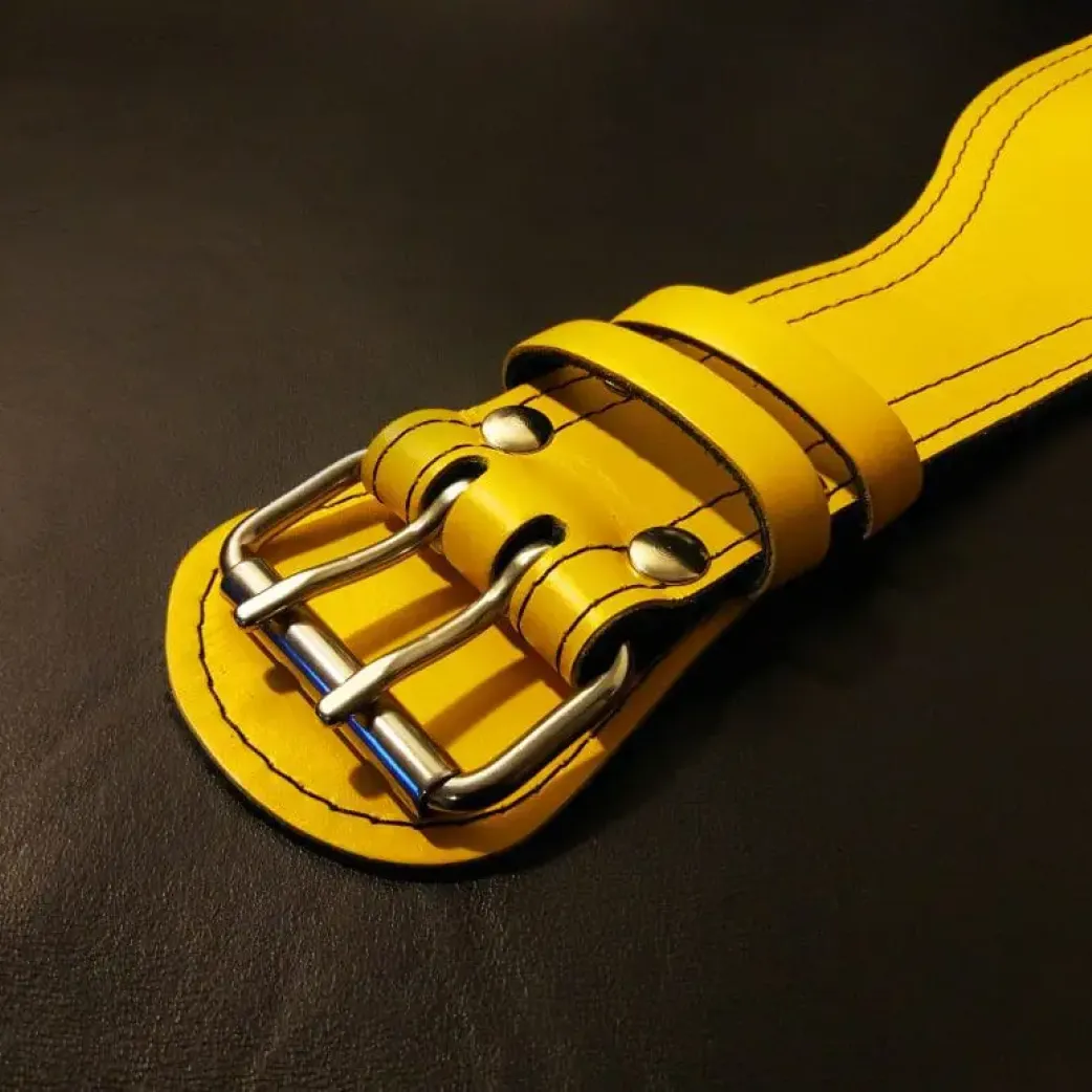 Пояс Штангиста 3х слойн,   (Желтый) размер XS