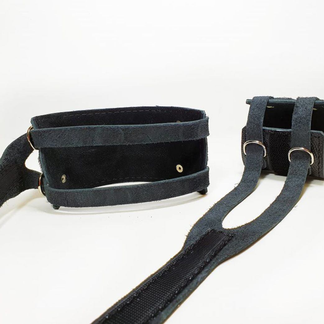 Напульсники кожаные, пара. Размер Универсальный